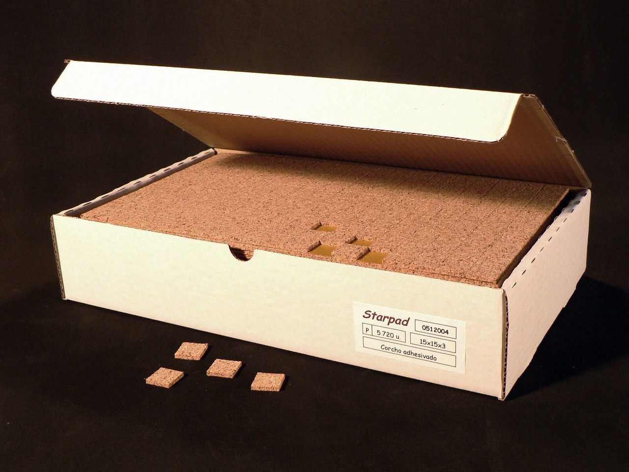 glass separator cork pads